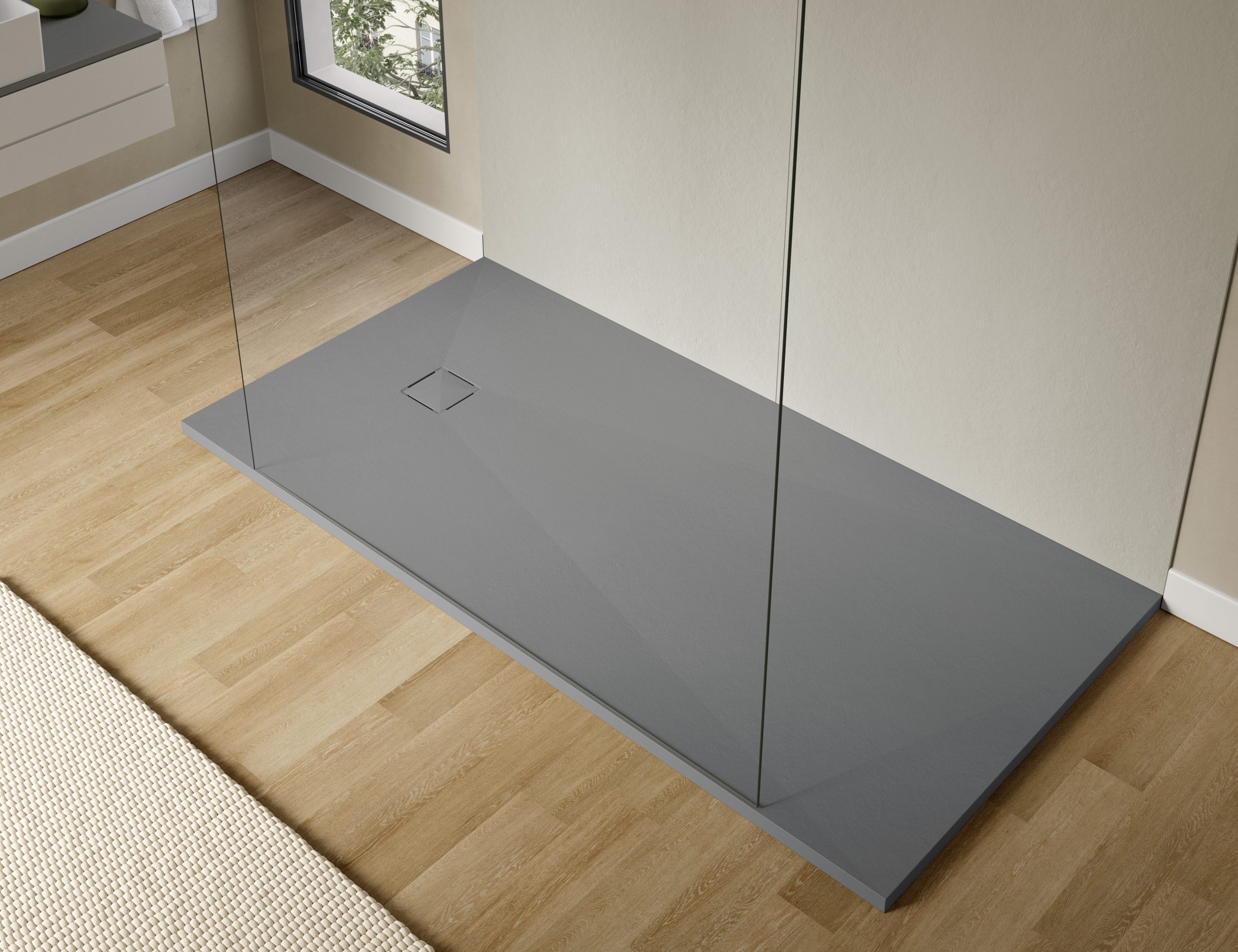 Plato de ducha Quadrattia